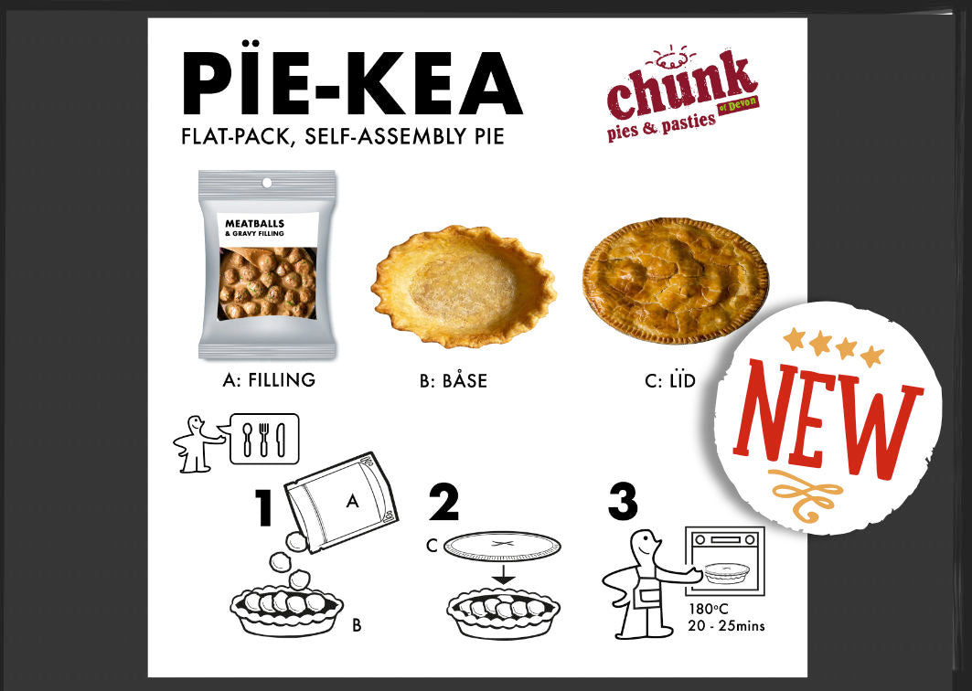 Pie-kea flat pack self assembly pie