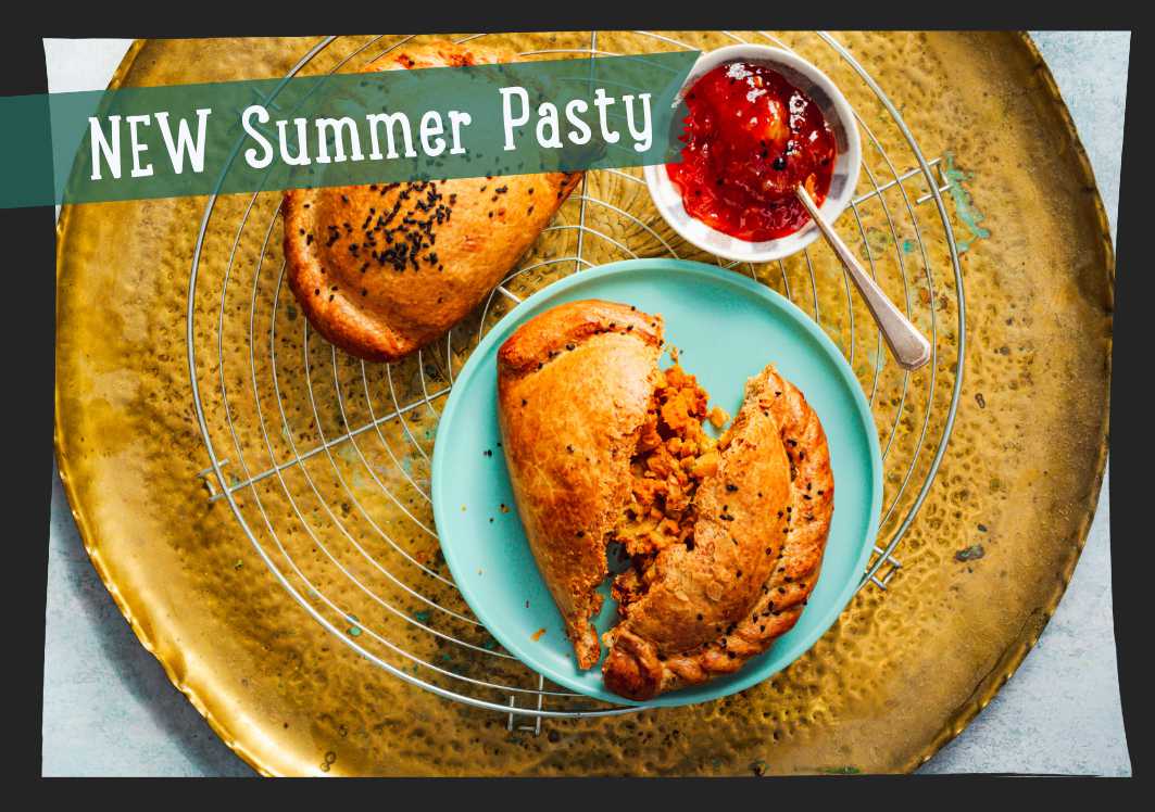 New Curried Veg Pasty