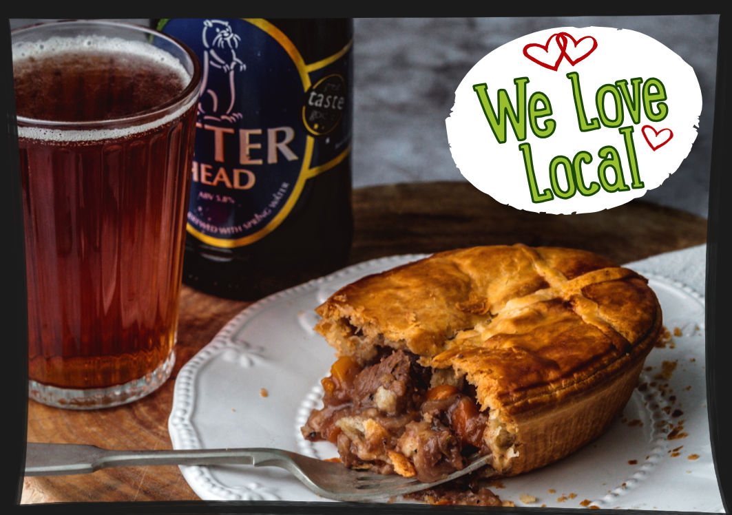 Gourmet pies and pasties with local ingredients