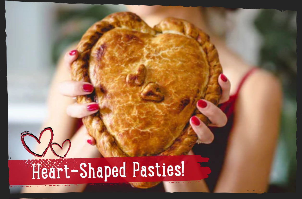 Heart-Shaped Pasties For Valentine's Day!