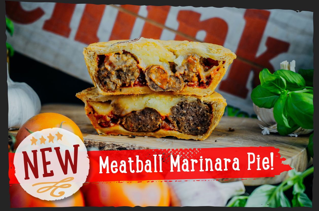 Our NEW Meatball Marinara Pie!