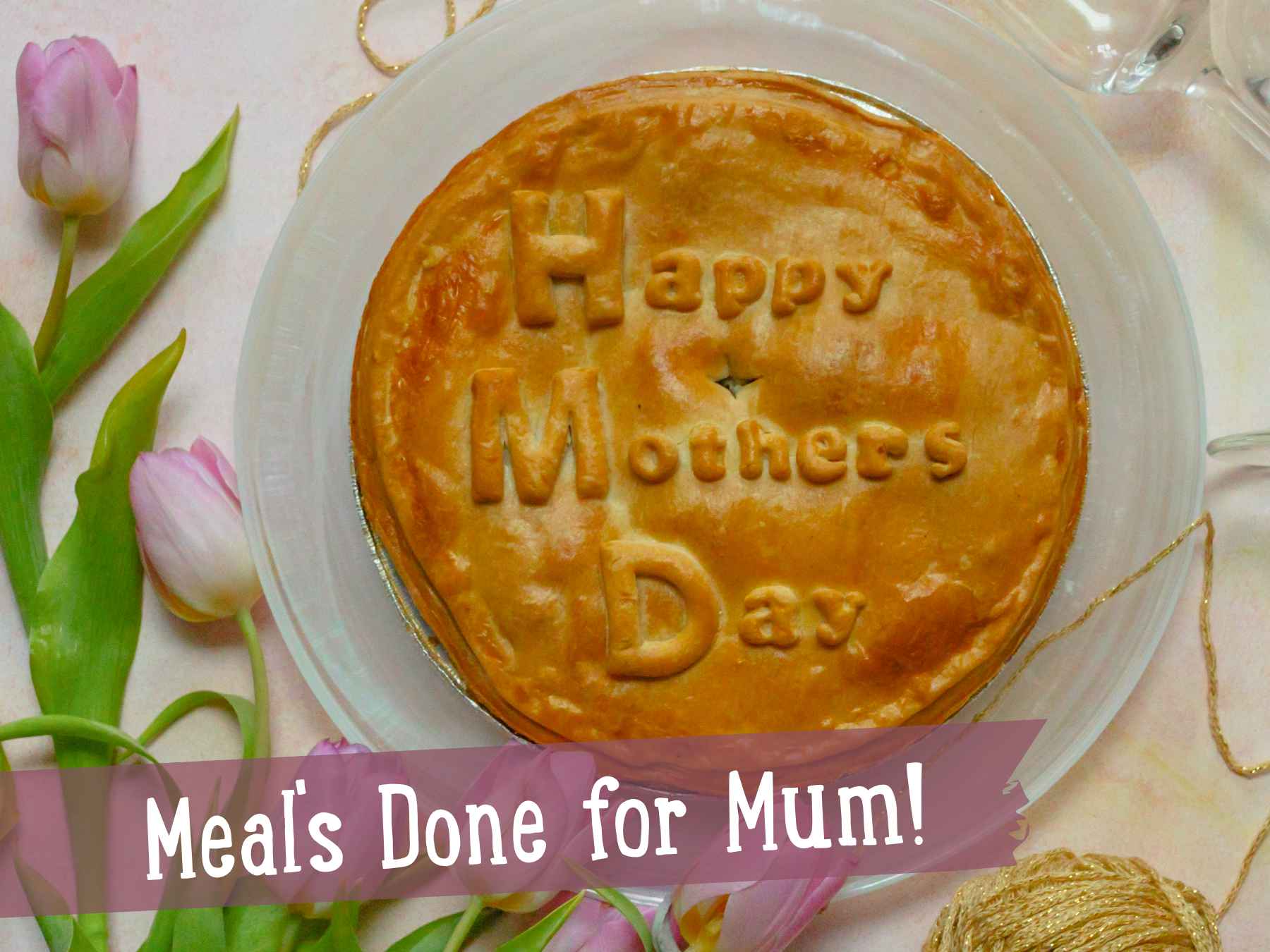 Mothers Day Family Pie handmade by Chunk of Devon