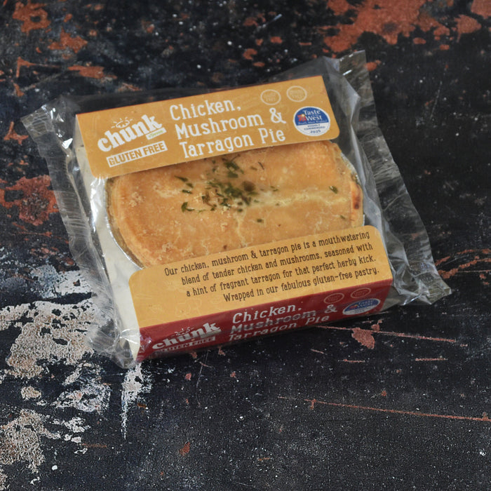 Gluten Free Chicken, Mushroom & Tarragon Pie