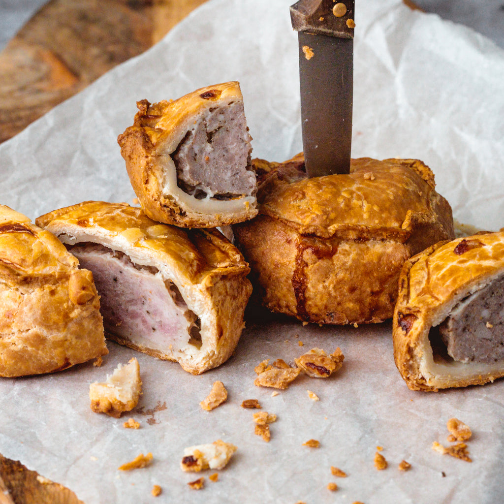Chunk of Devon Squealer Pork Pies - Box of 8