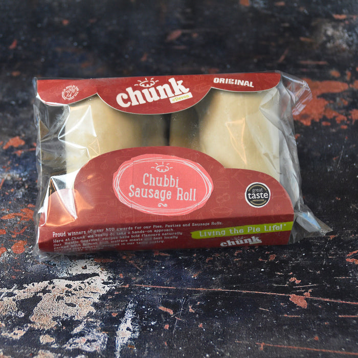 Chunk Original Chubbi Sausage Roll (twin pack)