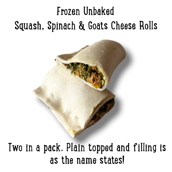 Chunk Original Spinach, Squash & Goats Cheese Rolls (Twin Pack)