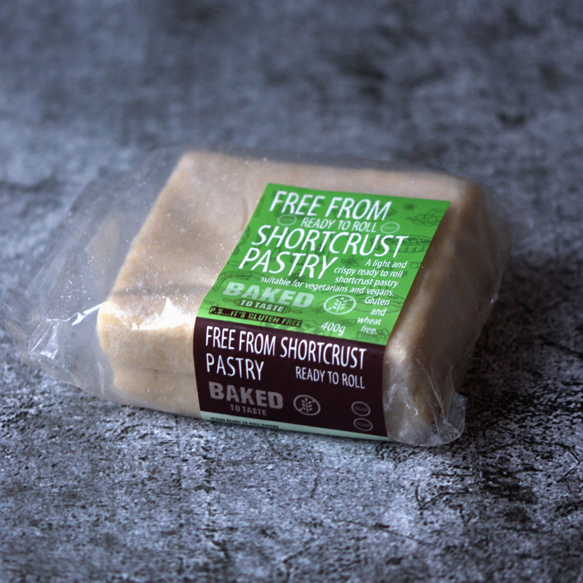 Gluten Free Ready to Roll Shortcrust Pastry - 400g - Vegan | Chunk of Devon