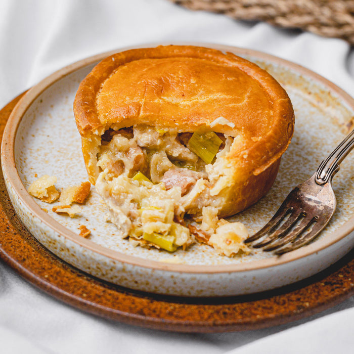 Chunk Gluten Free Chicken, Leek and Bacon Pie