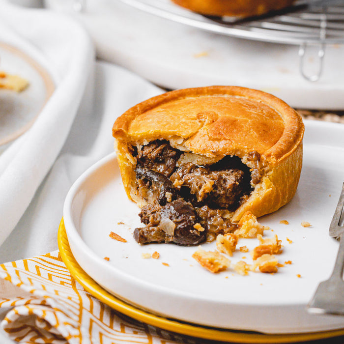 Chunk Gluten Free Steak, Ale & Chestnut Mushroom Pie