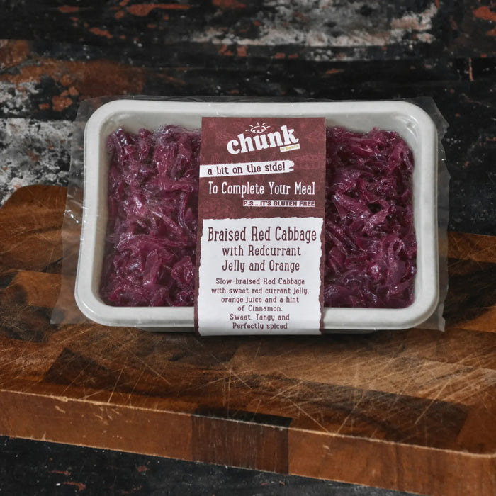 Slow-Braised Red Cabbage with Redcurrant Jelly, Orange & Cinnamon