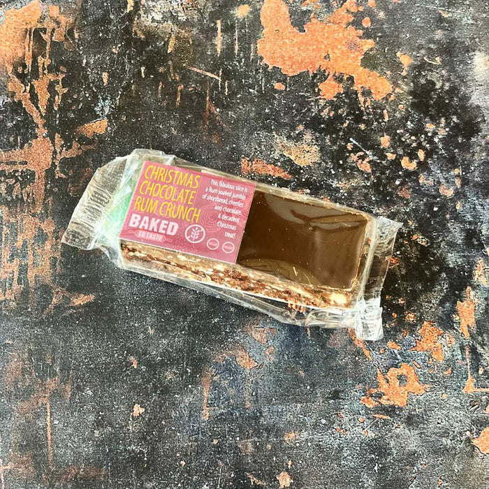 Gluten Free Christmas Rum Crunch Slice