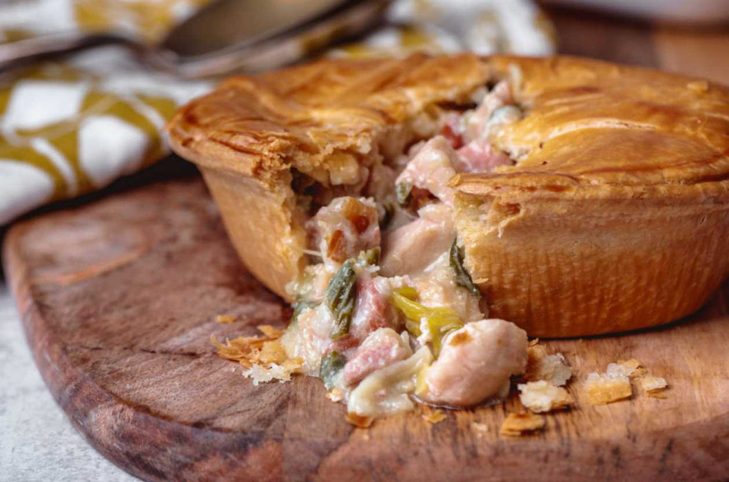 Pie Individual Chicken, Leek and Bacon Pie Chunk of Devon