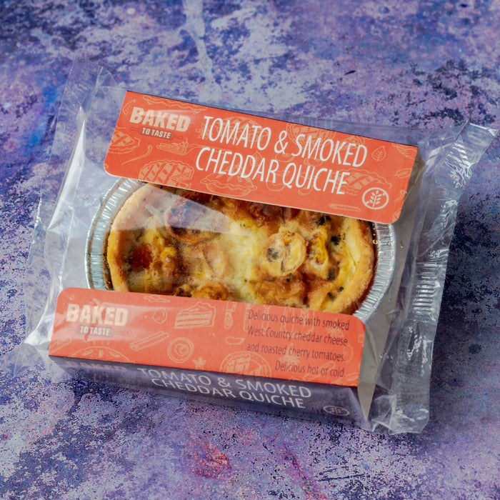 Chunk Gluten Free Tomato and Smoked Cheddar Quiche